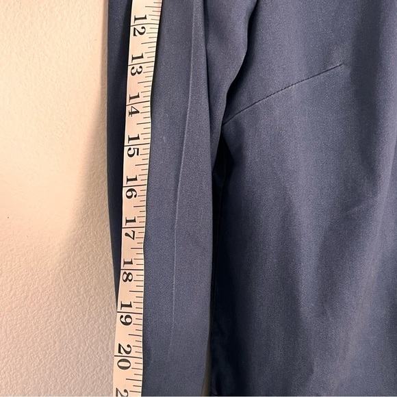 J. Jill Blue Utilitarian Frock Collared Shirt Shift MIDI Dress Size Small - Picture 15 of 15